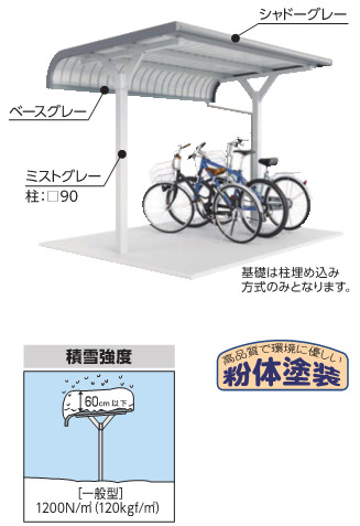 イナバ　中央柱　R 屋根 基本棟 一般型 BT-28